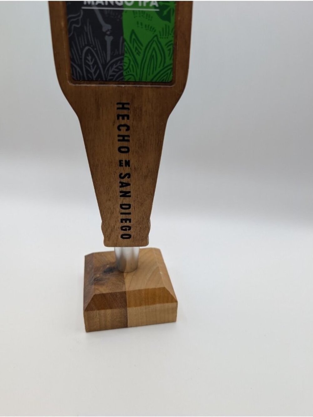 SoundThirteen NO GÜEY! Mango IPA Tap Handle Wood Breweriana Bar Decor - Picture 4 of 6
